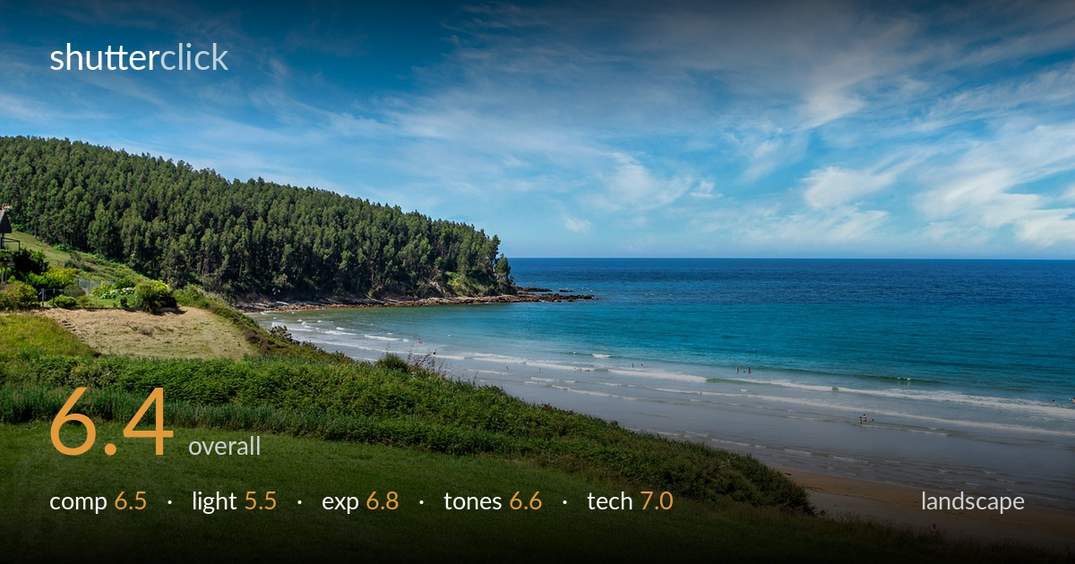 landscape photo critique card