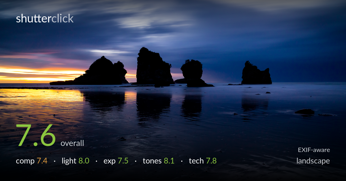 landscape photo critique card