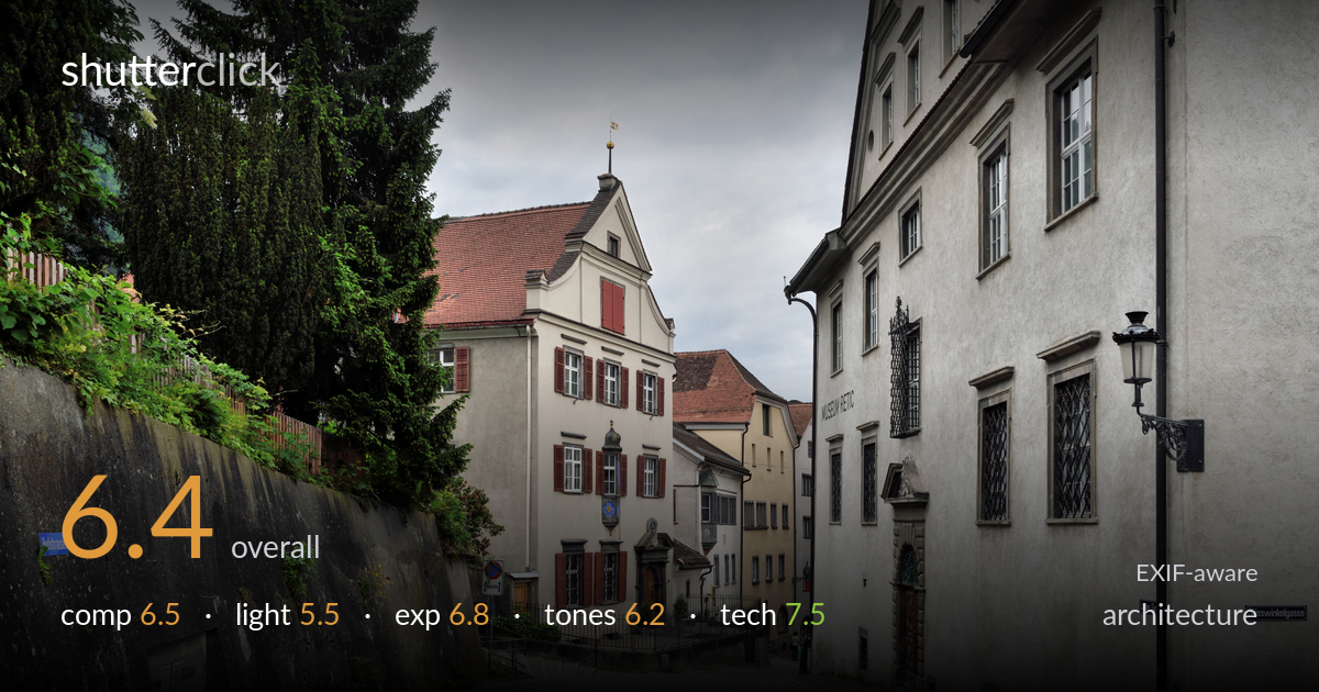 architecture photo critique card