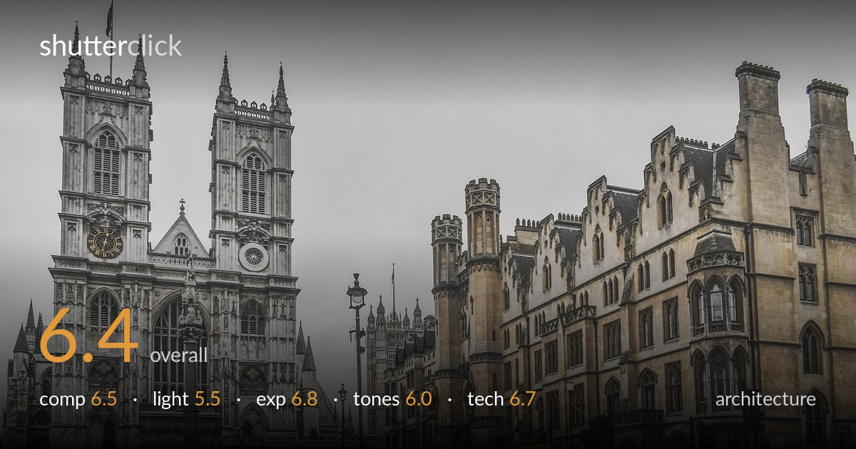architecture photo critique card