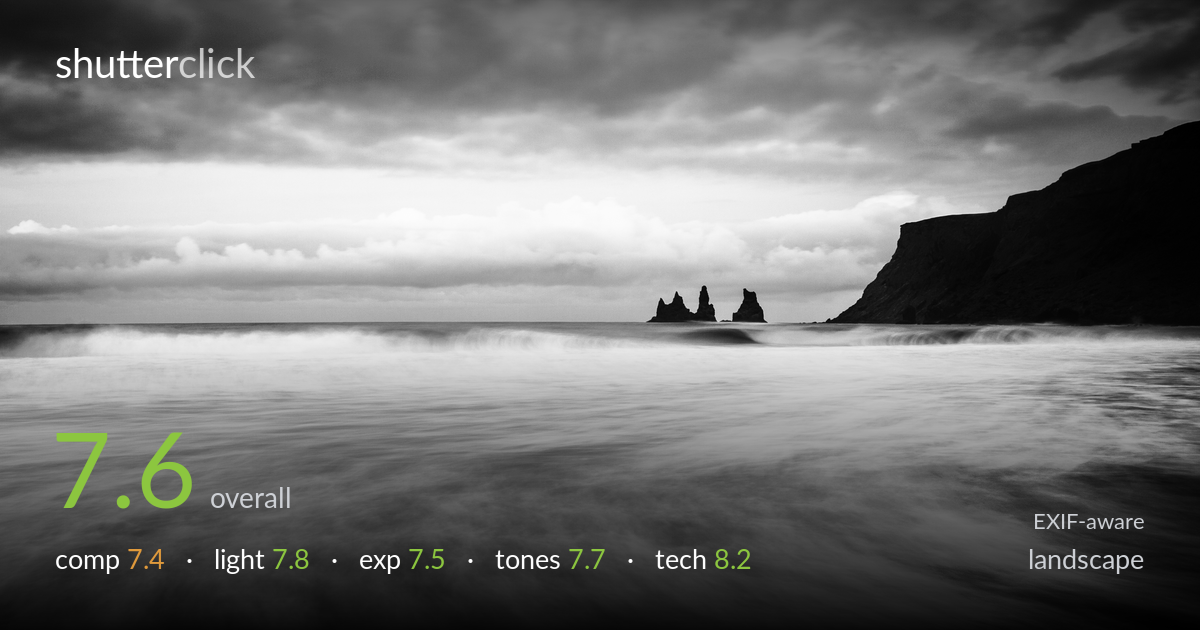 landscape photo critique card