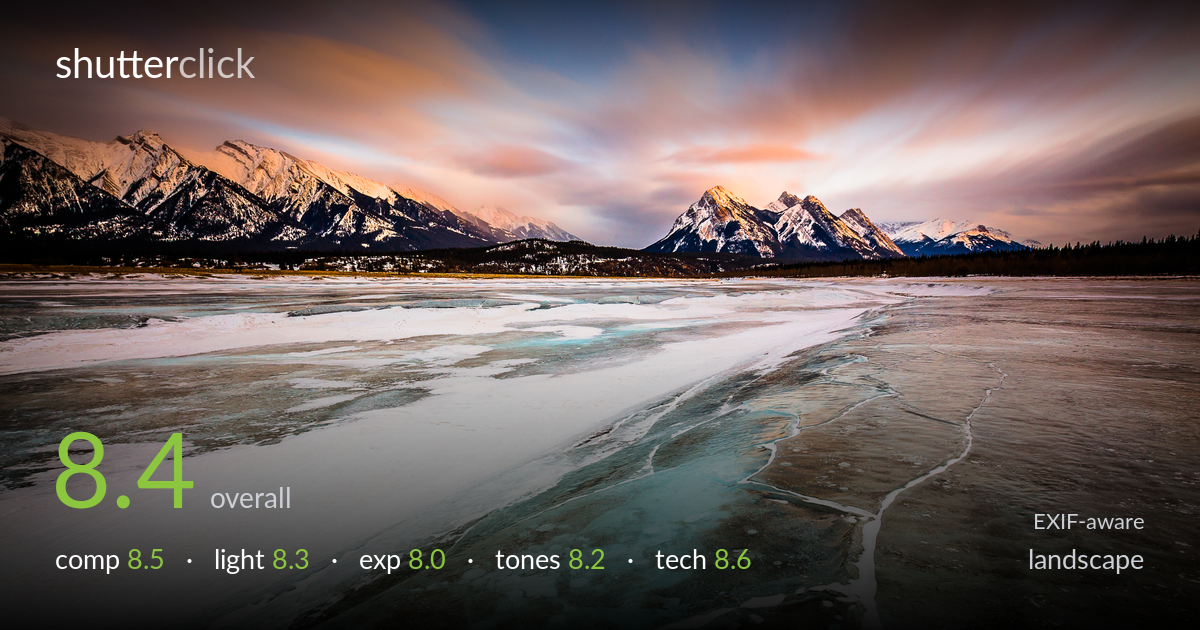 landscape photo critique card
