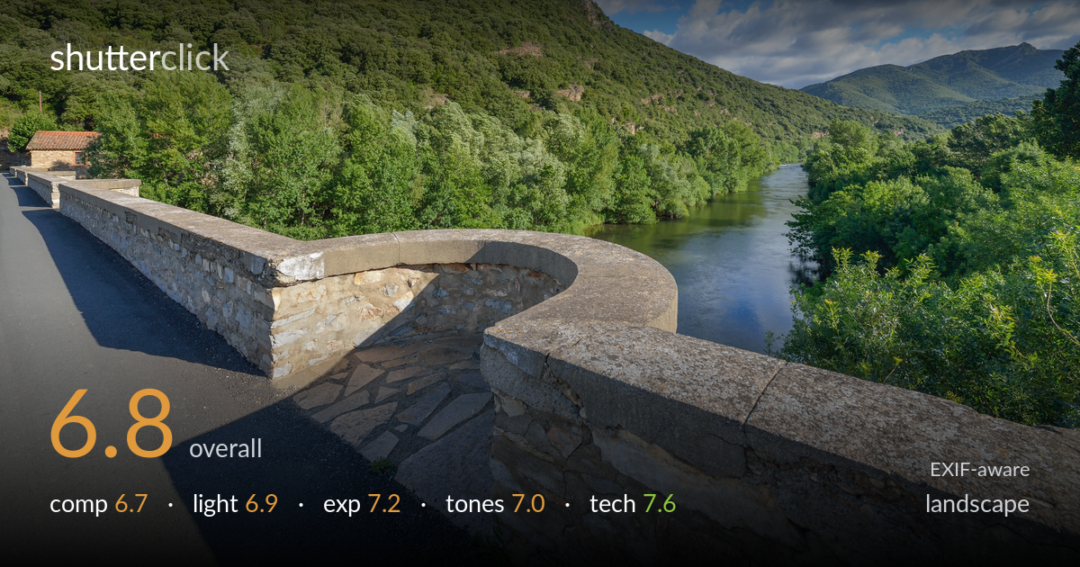 landscape photo critique card