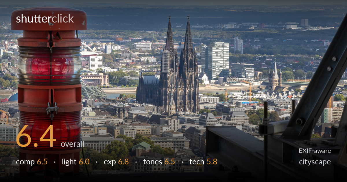 cityscape photo critique card