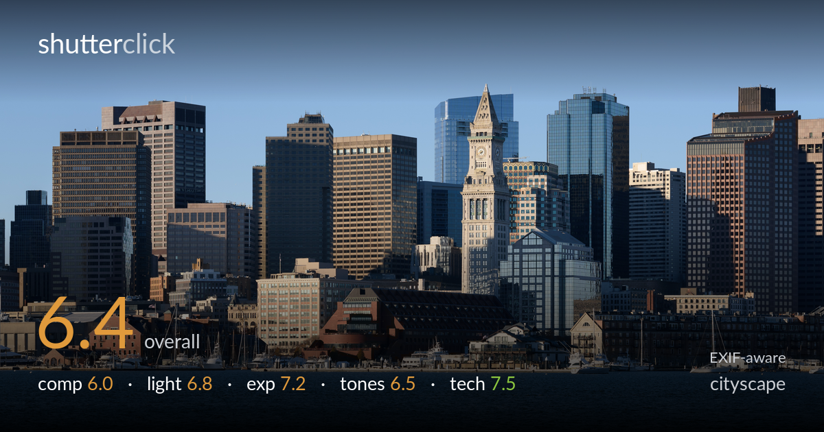 cityscape photo critique card