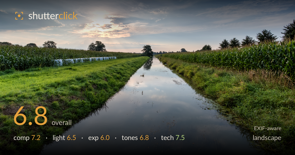 landscape photo critique card