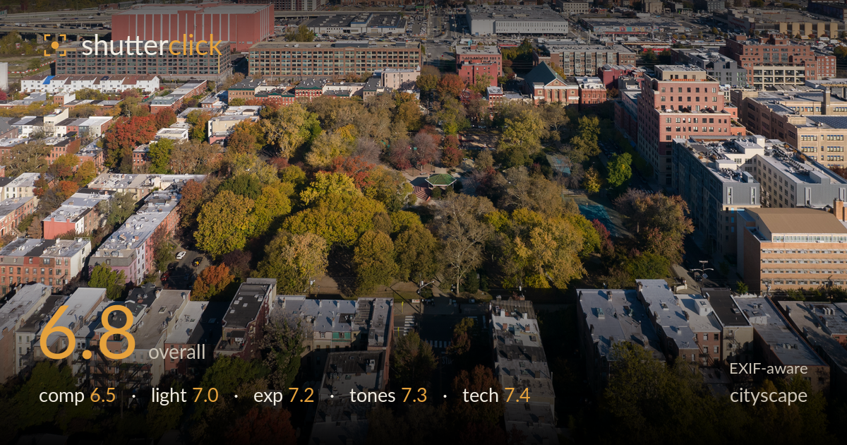 cityscape photo critique card