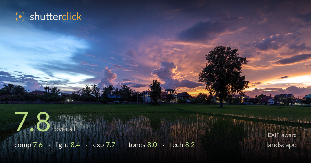 landscape photo critique card
