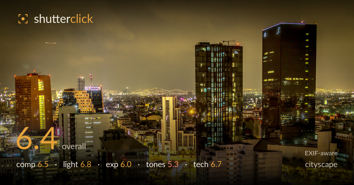 cityscape photo critique card