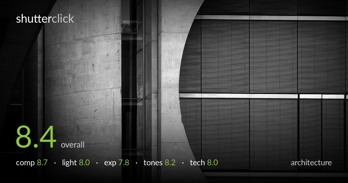 architecture photo critique card