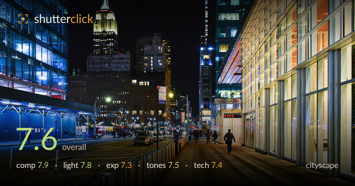 cityscape photo critique card