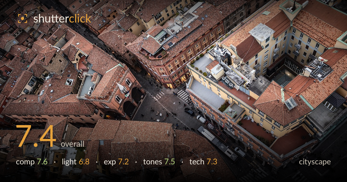 cityscape photo critique card