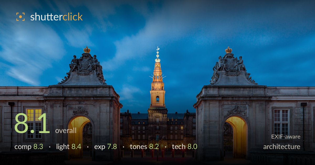 architecture photo critique card