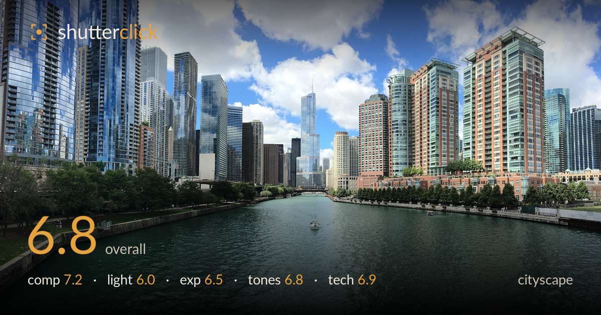 cityscape photo critique card