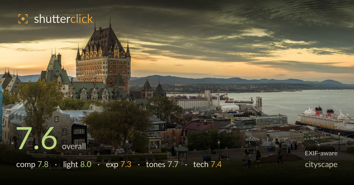 cityscape photo critique card