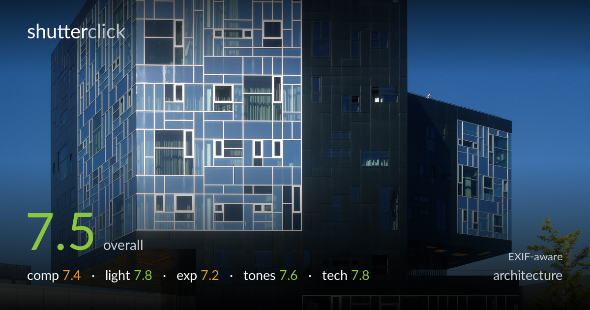 architecture photo critique card