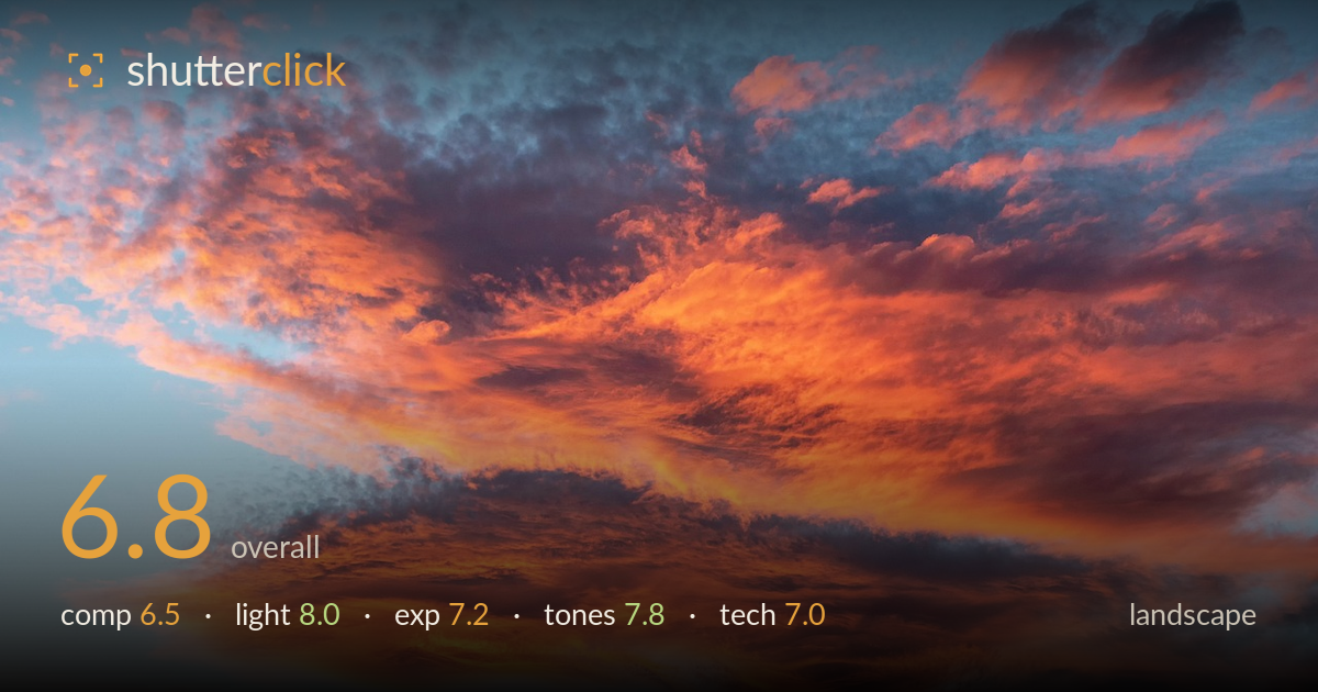 landscape photo critique card