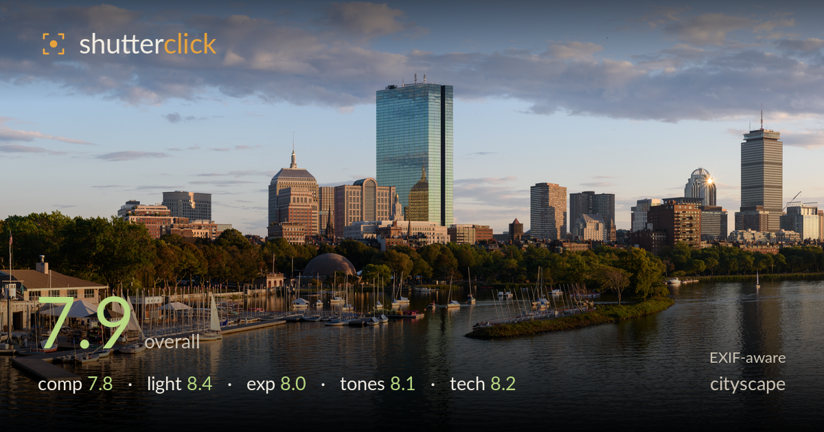 cityscape photo critique card