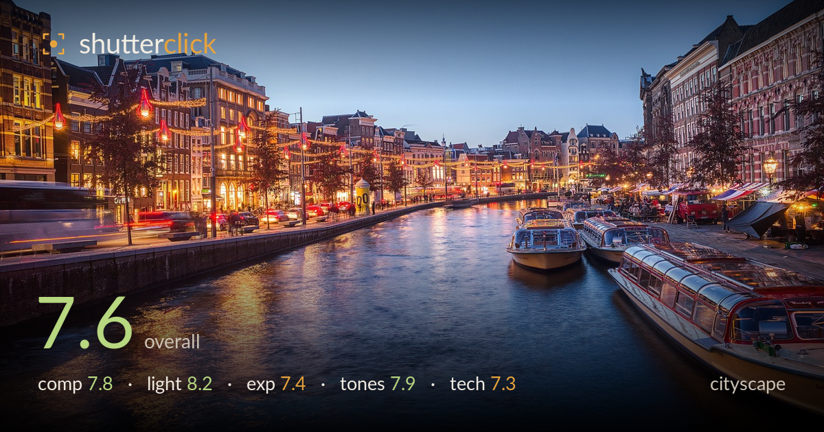 cityscape photo critique card