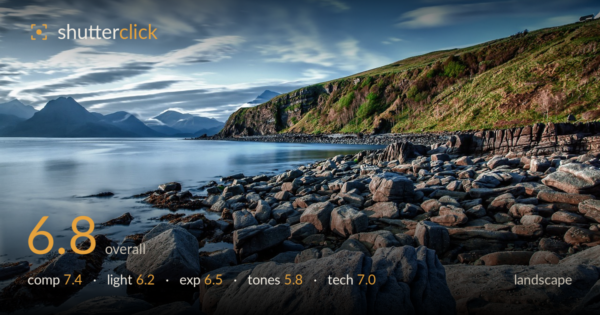 landscape photo critique card