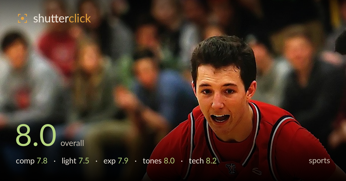 sports photo critique card