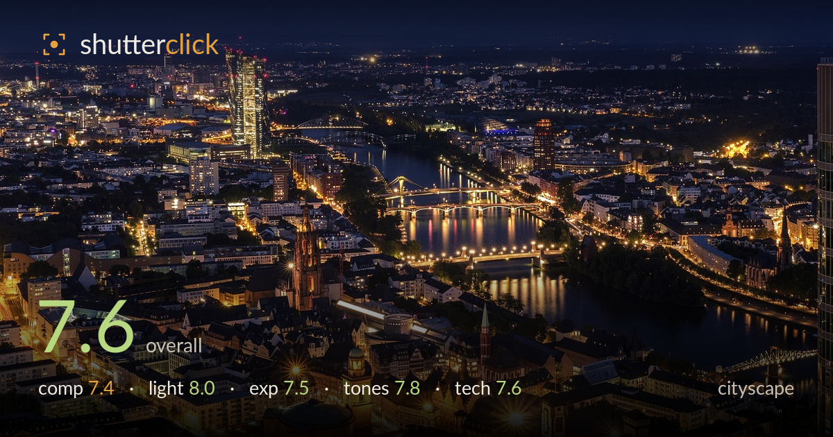 cityscape photo critique card