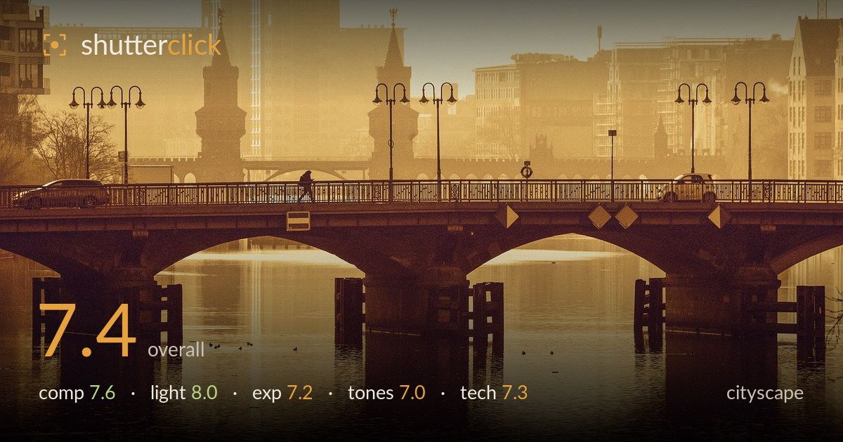 cityscape photo critique card