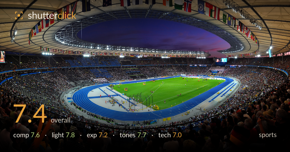 sports photo critique card