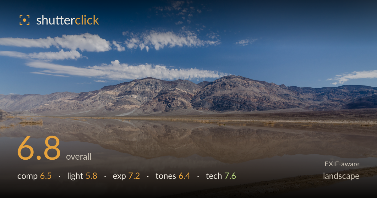 landscape photo critique card