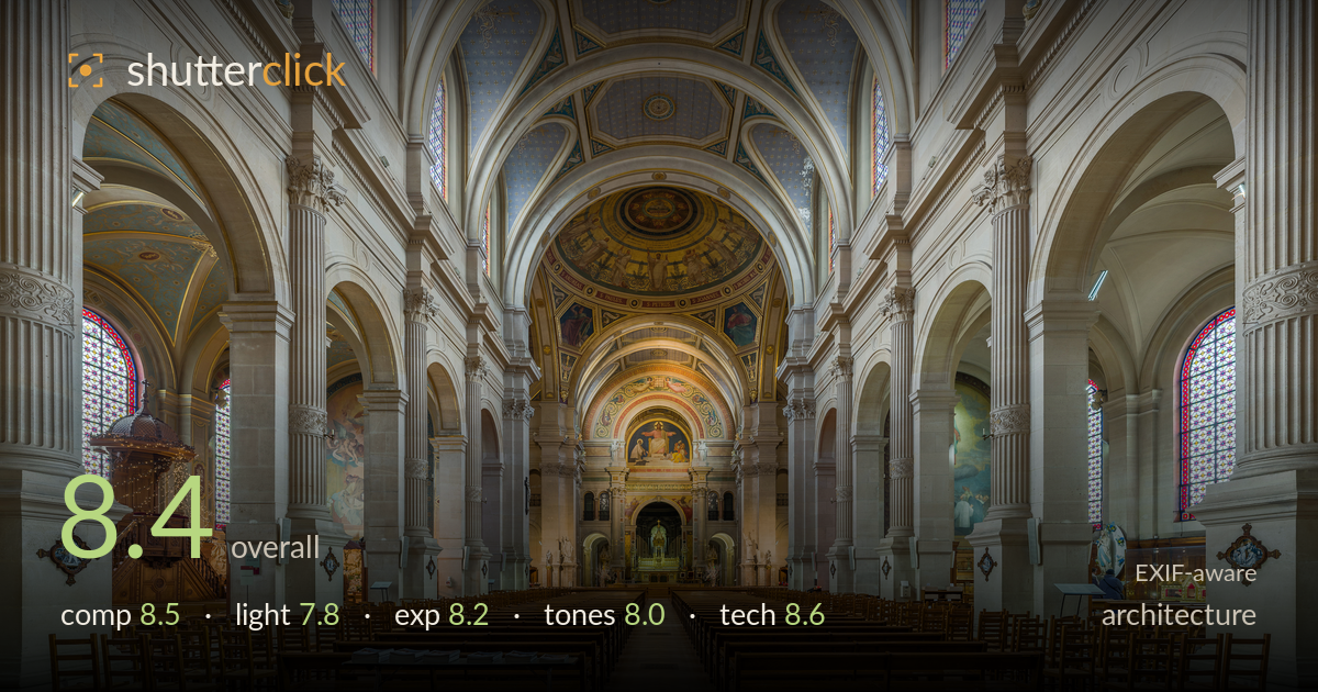 architecture photo critique card