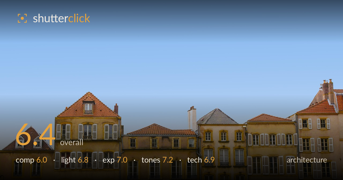 architecture photo critique card