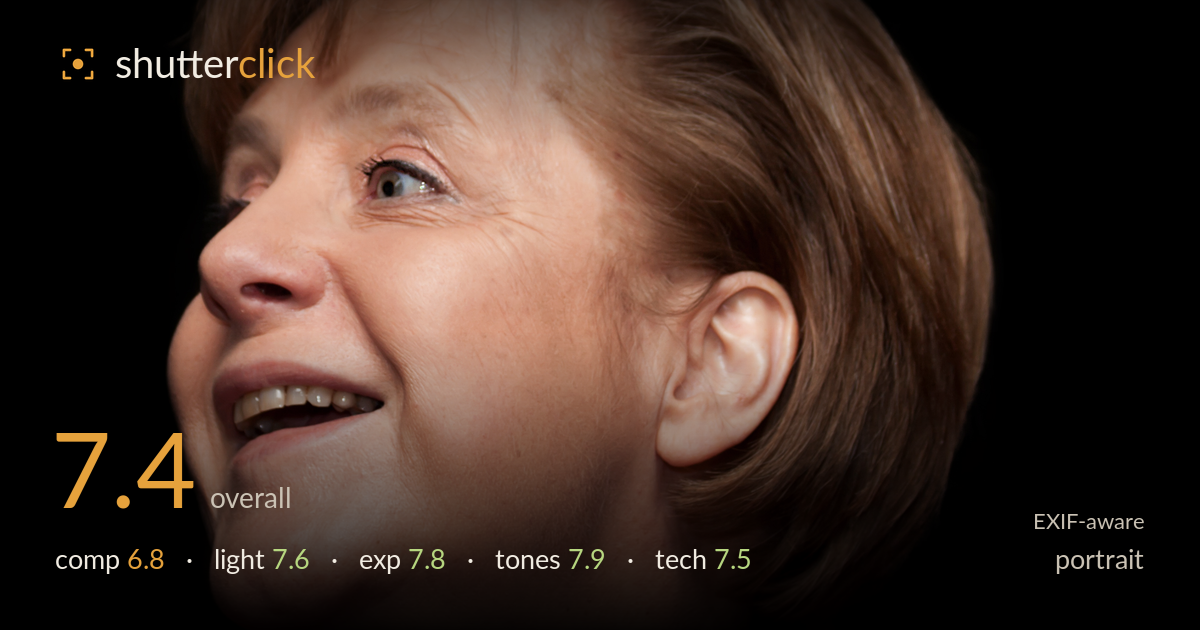 portrait photo critique card