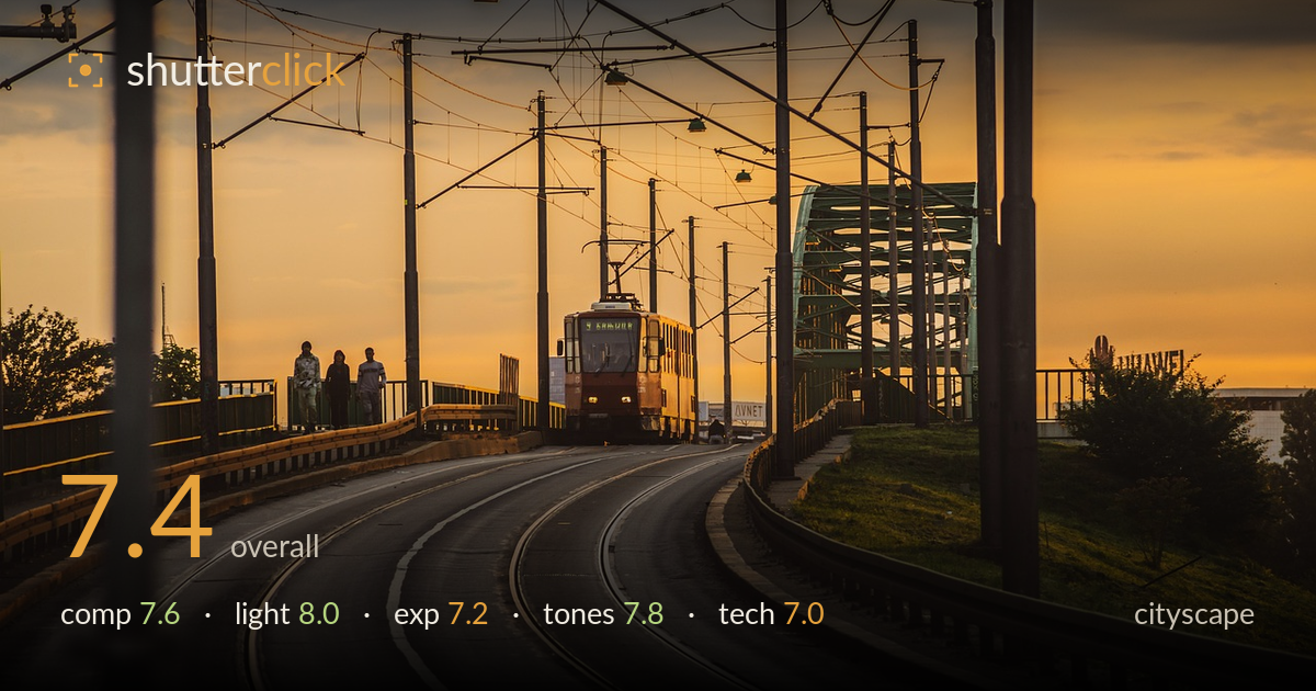 cityscape photo critique card