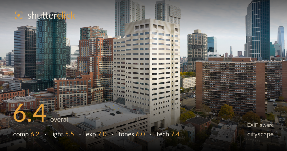 cityscape photo critique card