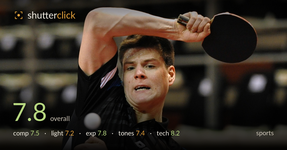 sports photo critique card