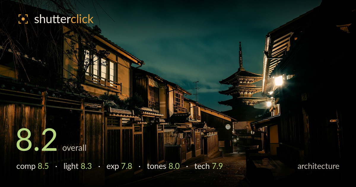 architecture photo critique card