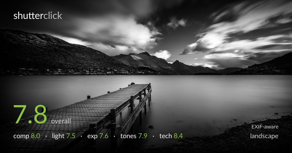 landscape photo critique card